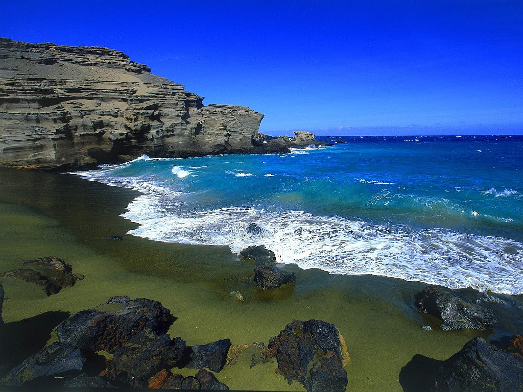 Green Beach, Big Island, Hawaii